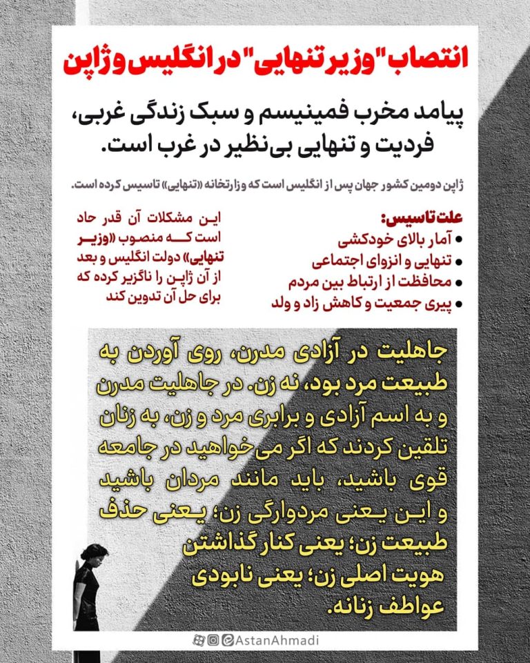 انتصاب “وزیر تنهایی” در انگلیس و ژاپن