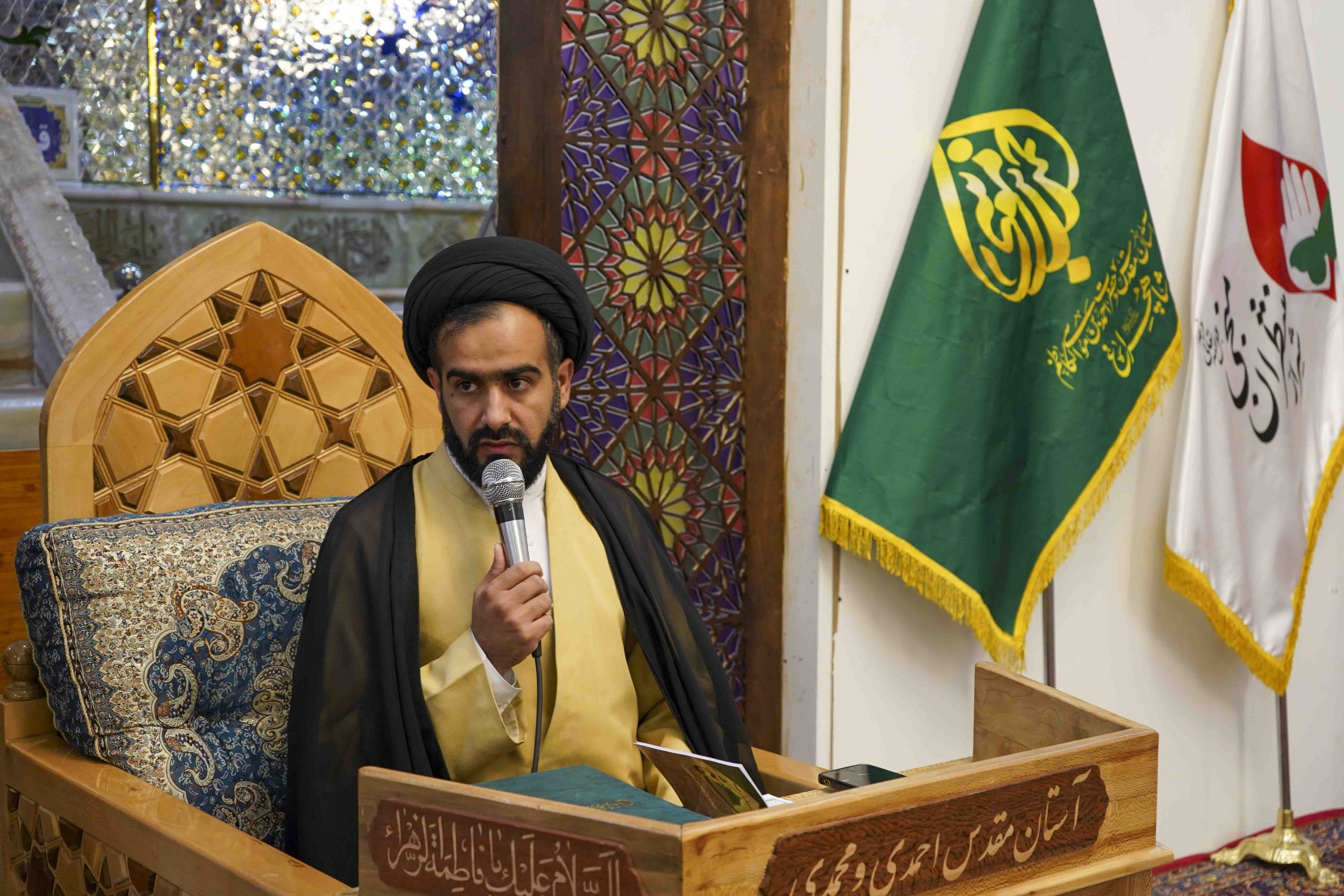 astanahmadi 39 1 scaled - مراسم سوگواری شام وفات حضرت خدیجه سلام الله علیها در حرم مطهر حضرت شاهچراغ علیه السلام