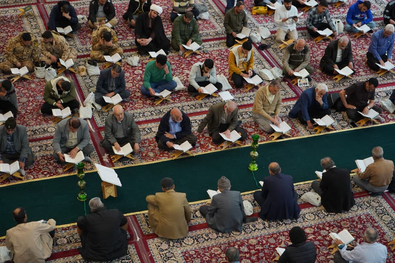 photo 2025 03 02 14 46 30 - آغاز محفل جزءخوانی قرآن ماه رمضان در حرم مطهر حضرت شاهچراغ علیه السلام