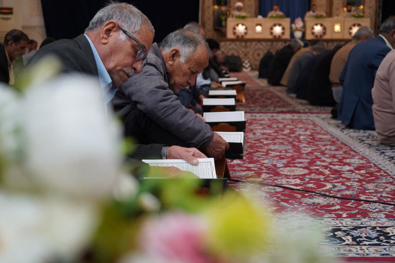 photo 2025 03 02 14 46 41 - آغاز محفل جزءخوانی قرآن ماه رمضان در حرم مطهر حضرت شاهچراغ علیه السلام