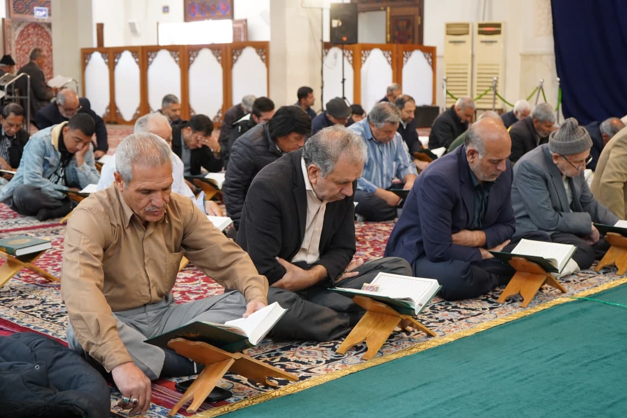 photo 2025 03 02 14 46 43 - آغاز محفل جزءخوانی قرآن ماه رمضان در حرم مطهر حضرت شاهچراغ علیه السلام