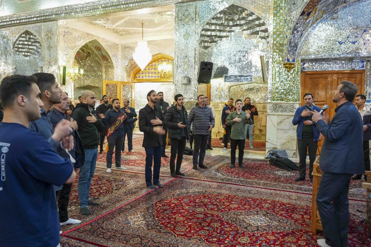 photo 2025 03 12 15 04 10 2 1 - مراسم سوگواری شام وفات حضرت خدیجه سلام الله علیها در حرم مطهر حضرت شاهچراغ علیه السلام