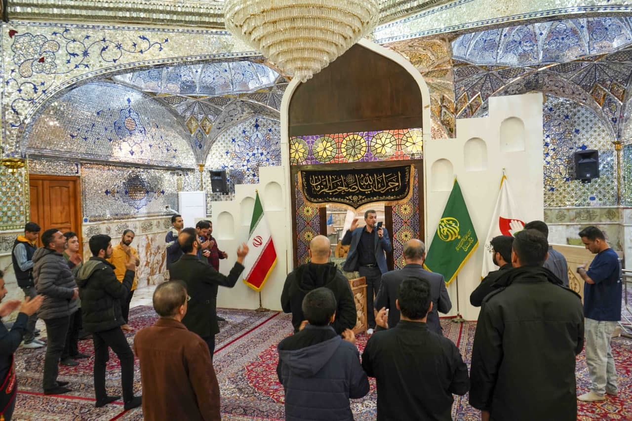 photo 2025 03 12 15 04 11 1 - مراسم سوگواری شام وفات حضرت خدیجه سلام الله علیها در حرم مطهر حضرت شاهچراغ علیه السلام