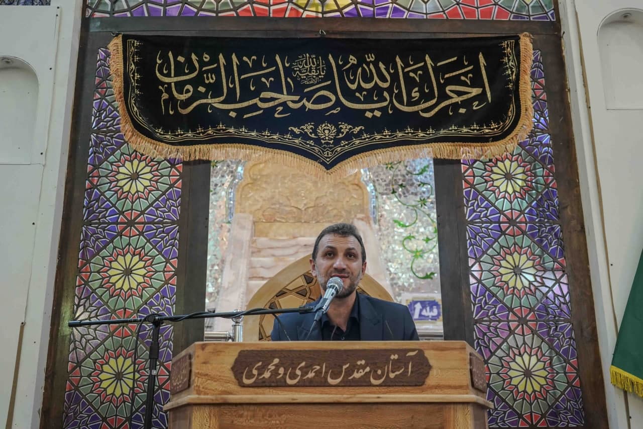 photo 2025 03 12 15 04 15 1 - مراسم سوگواری شام وفات حضرت خدیجه سلام الله علیها در حرم مطهر حضرت شاهچراغ علیه السلام