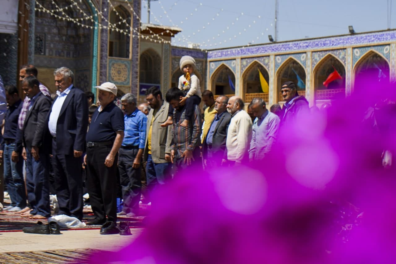 photo 2025 03 28 13 36 30 2 - راهپیمایی روز جهانی قدس در سومین حرم اهل‌بیت علیهم السلام