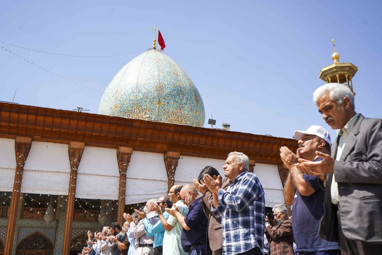 photo 2025 03 28 13 36 30 - راهپیمایی روز جهانی قدس در سومین حرم اهل‌بیت علیهم السلام