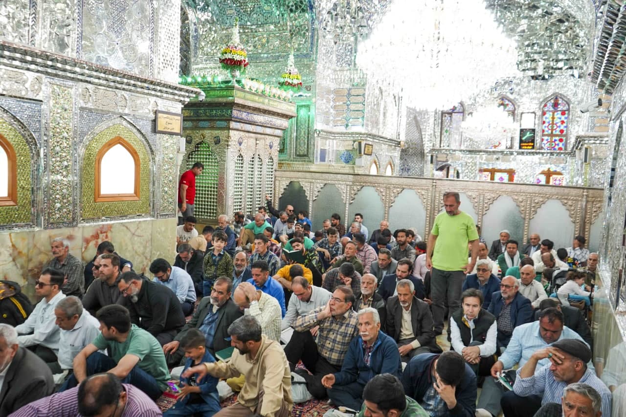 photo 2025 03 28 13 36 34 2 - راهپیمایی روز جهانی قدس در سومین حرم اهل‌بیت علیهم السلام