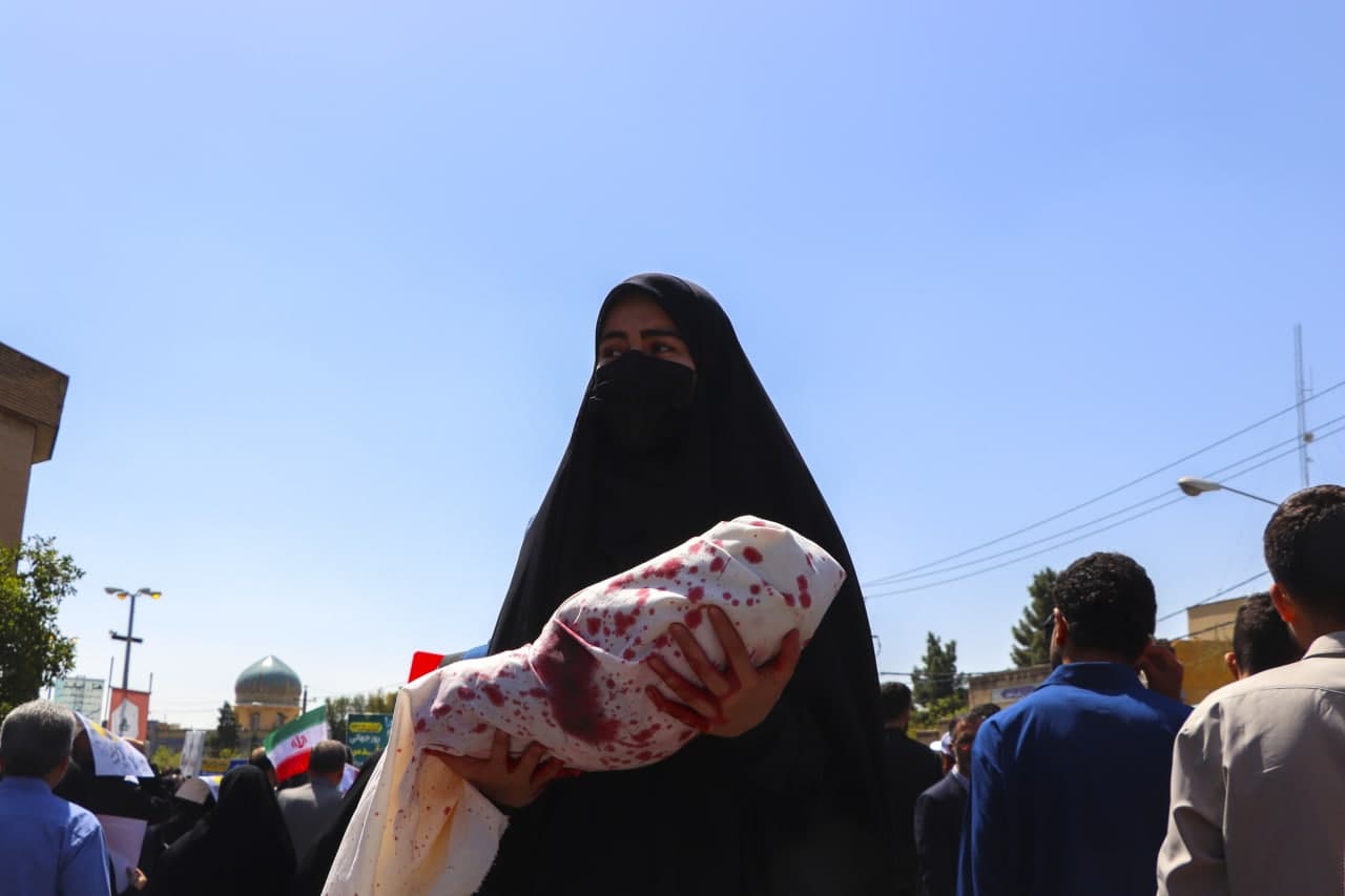 photo 2025 03 28 13 36 40 - راهپیمایی روز جهانی قدس در سومین حرم اهل‌بیت علیهم السلام