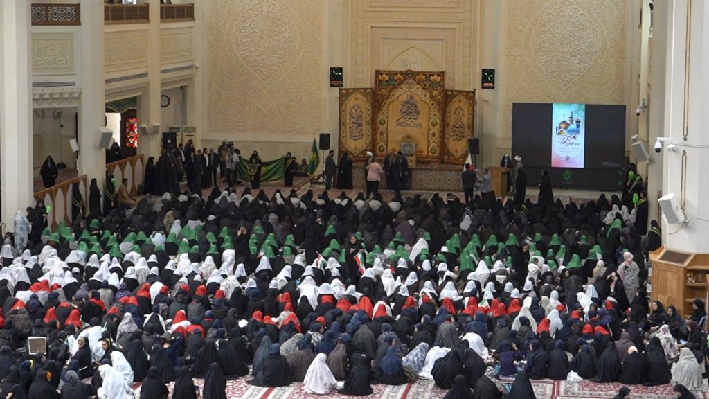 astanahmadi 11 1 1024x576 - مراسم شادپیمایی و جشن میلاد حضرت فاطمه معصومه (ع) و گرامیداشت روز دختر در حرم مطهر حضرت شاهچراغ (ع)