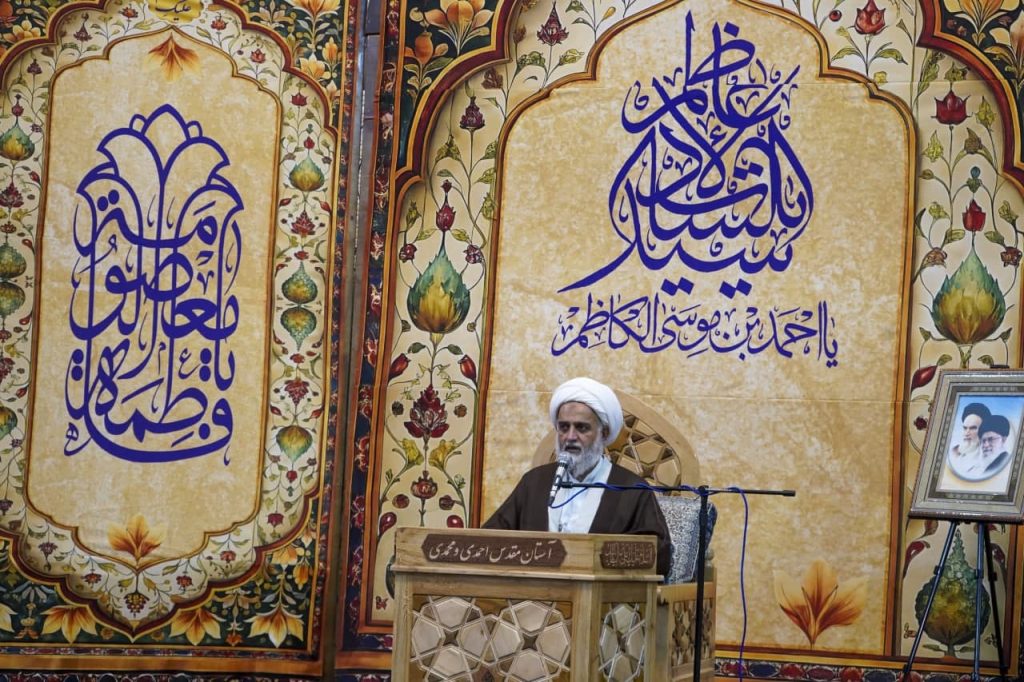 photo 2025 04 29 21 17 50 2 1024x682 - مراسم جشن شام ولادت باسعادت حضرت معصومه سلام الله علیها در حرم مطهر حضرت شاهچراغ علیه السلام