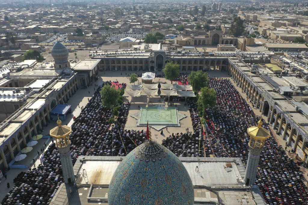 astanahmadi 10 1024x683 - مجموعه عکس هوایی از حرم مطهر حضرت شاهچراغ علیه السلام