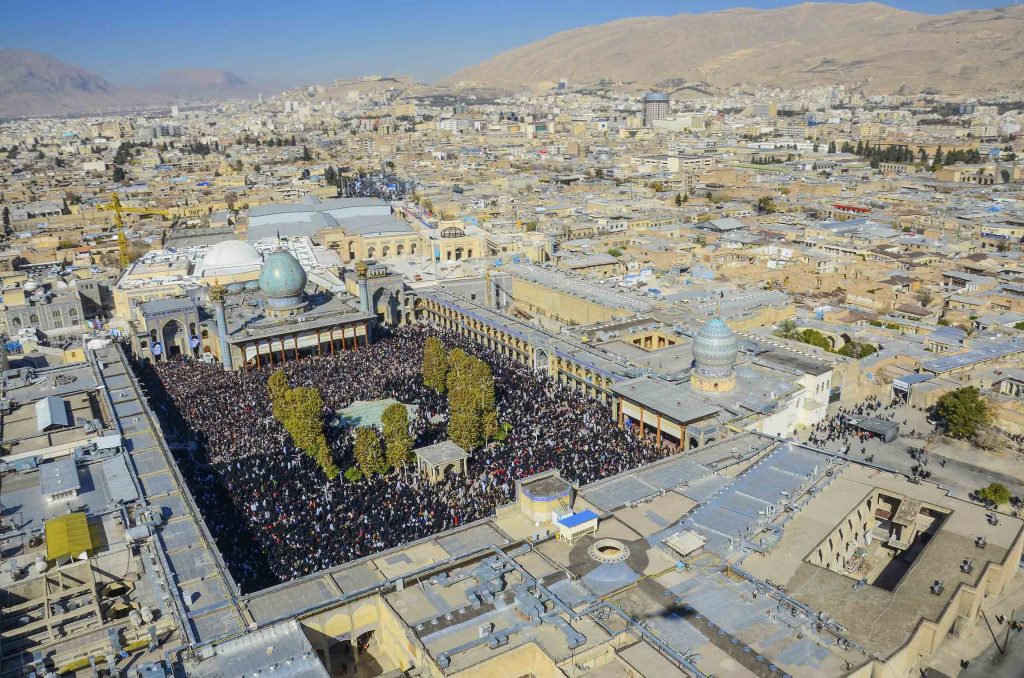 astanahmadi 17 1 1024x678 - مجموعه عکس هوایی از حرم مطهر حضرت شاهچراغ علیه السلام