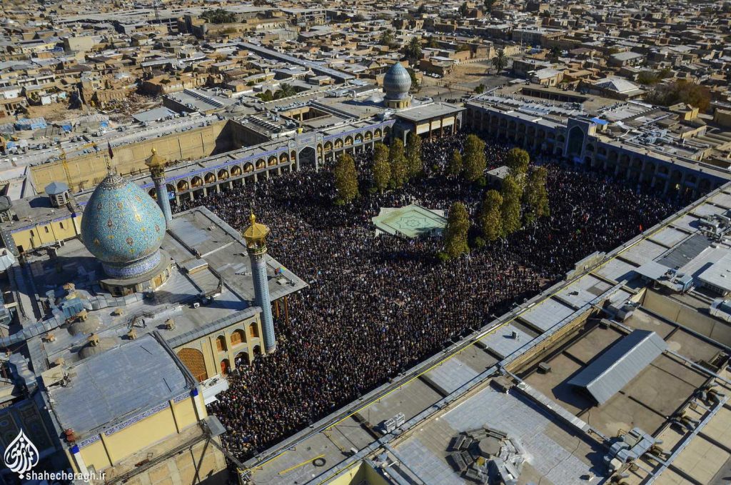 astanahmadi 19 1 1024x679 - مجموعه عکس هوایی از حرم مطهر حضرت شاهچراغ علیه السلام
