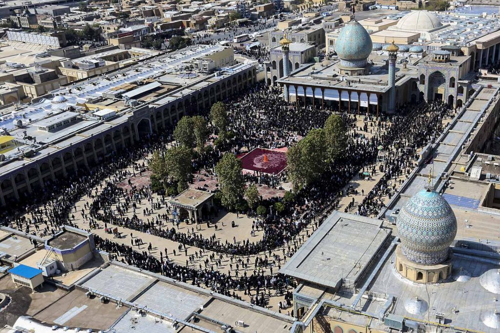 astanahmadi 2 1 1024x683 - مجموعه عکس هوایی از حرم مطهر حضرت شاهچراغ علیه السلام