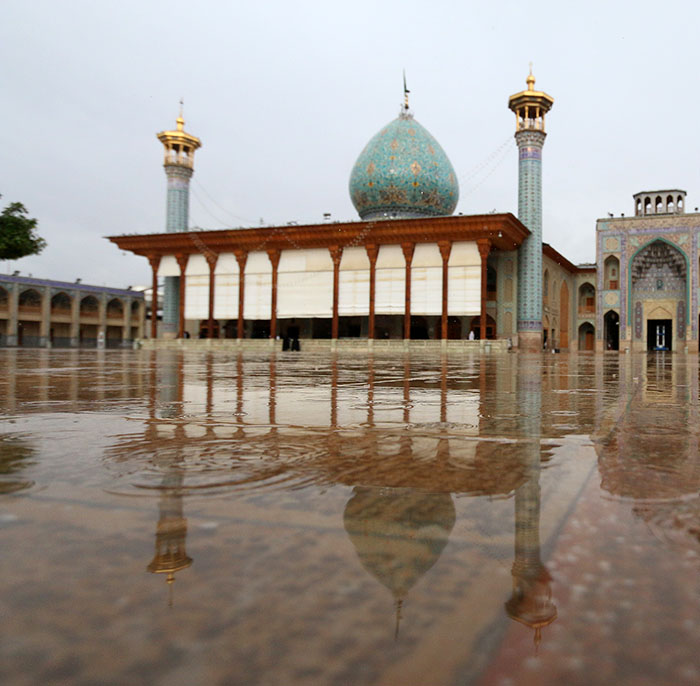 att 26302rain2 - 100 عکس هنری و زیبا از حرم مطهر حضرت شاهچراغ علیه السلام