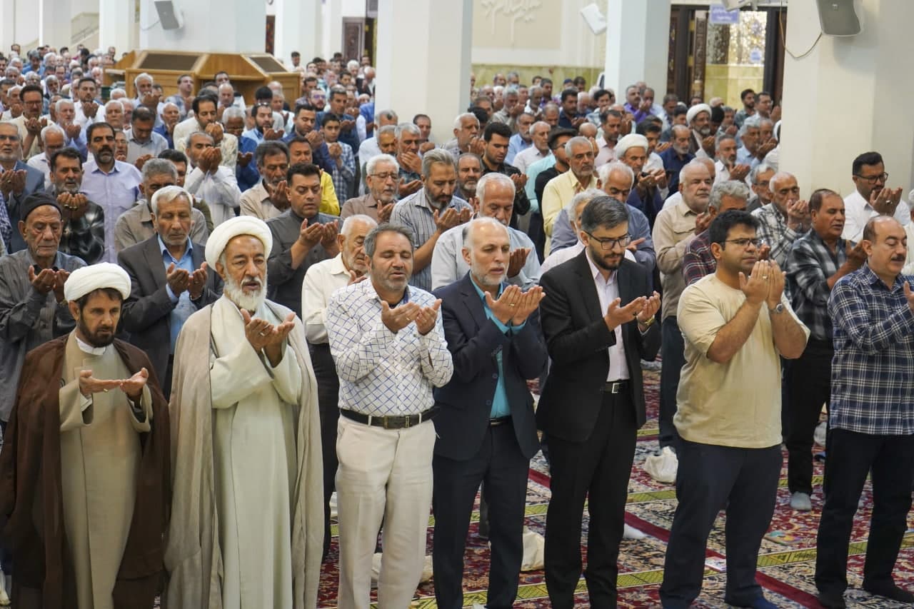 photo 2025 06 06 08 00 09 2 - نماز باشکوه عید سعید قربان در حرم مطهر حضرت شاهچراغ علیه‌السلام