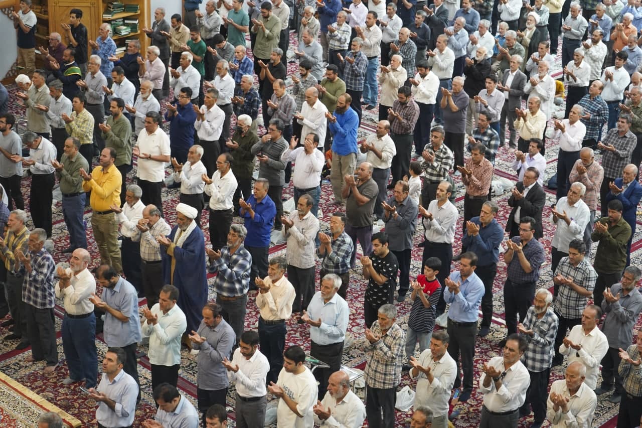 photo 2025 06 06 08 00 13 2 - نماز باشکوه عید سعید قربان در حرم مطهر حضرت شاهچراغ علیه‌السلام