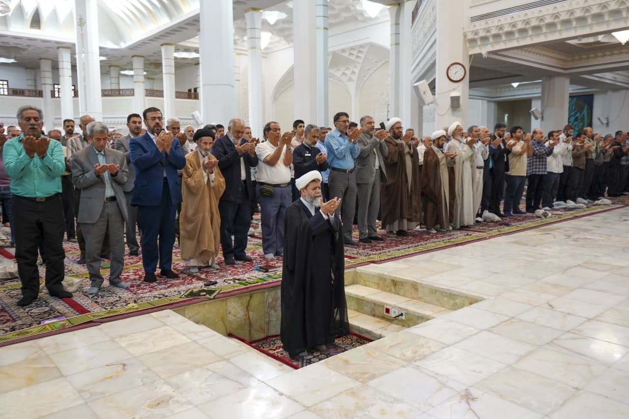 photo 2025 06 06 08 00 15 2 - نماز باشکوه عید سعید قربان در حرم مطهر حضرت شاهچراغ علیه‌السلام