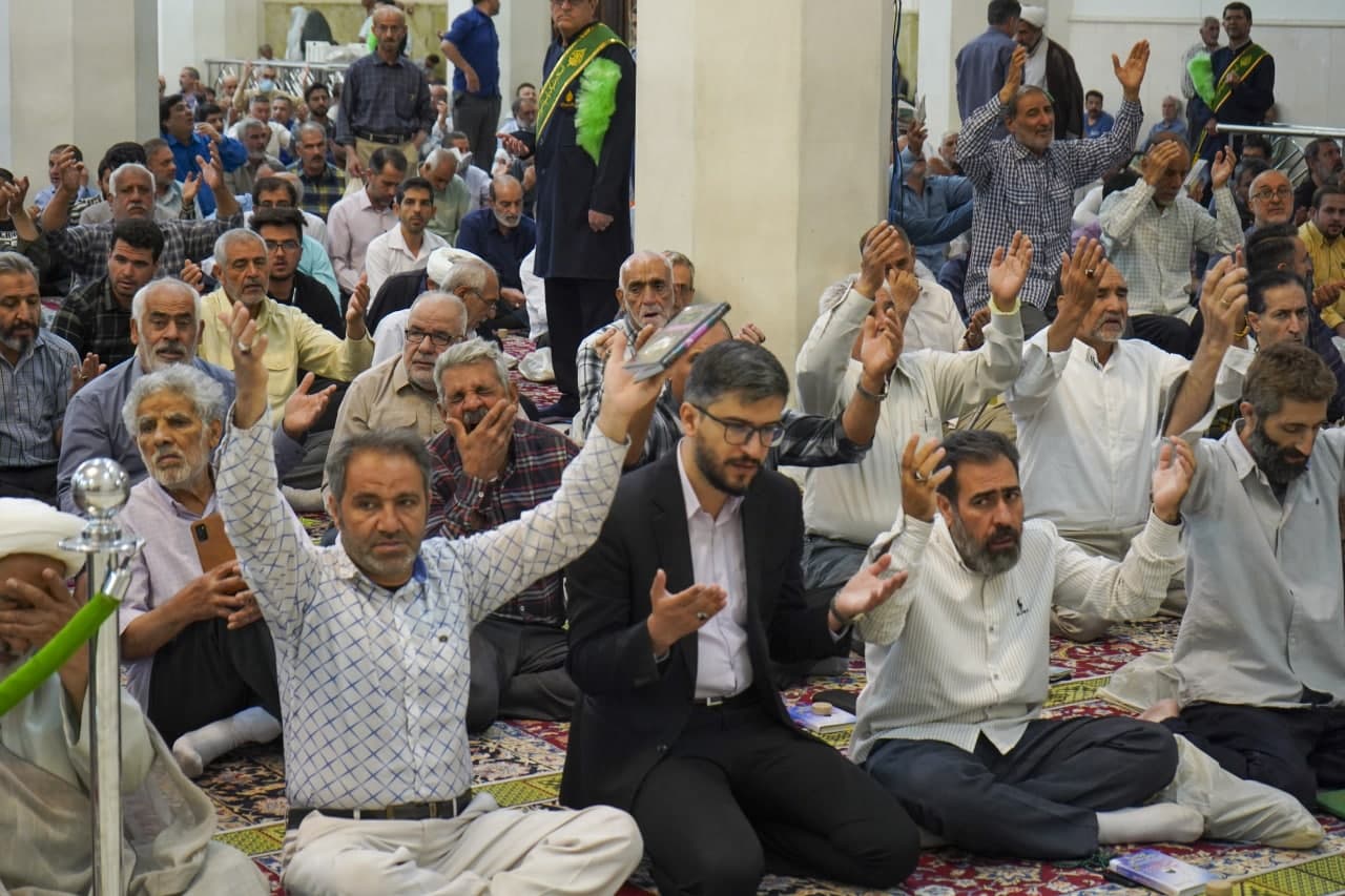 photo 2025 06 06 08 00 25 2 - نماز باشکوه عید سعید قربان در حرم مطهر حضرت شاهچراغ علیه‌السلام