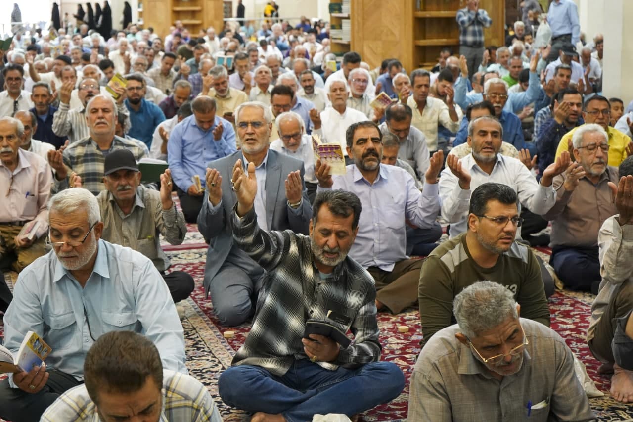 photo 2025 06 06 08 00 31 3 - نماز باشکوه عید سعید قربان در حرم مطهر حضرت شاهچراغ علیه‌السلام