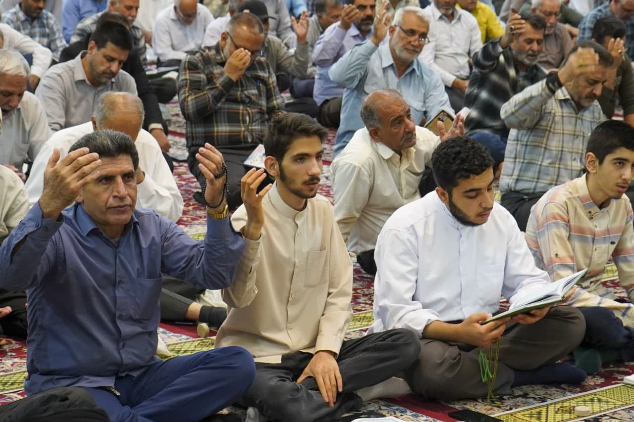 photo 2025 06 06 08 00 32 3 - نماز باشکوه عید سعید قربان در حرم مطهر حضرت شاهچراغ علیه‌السلام
