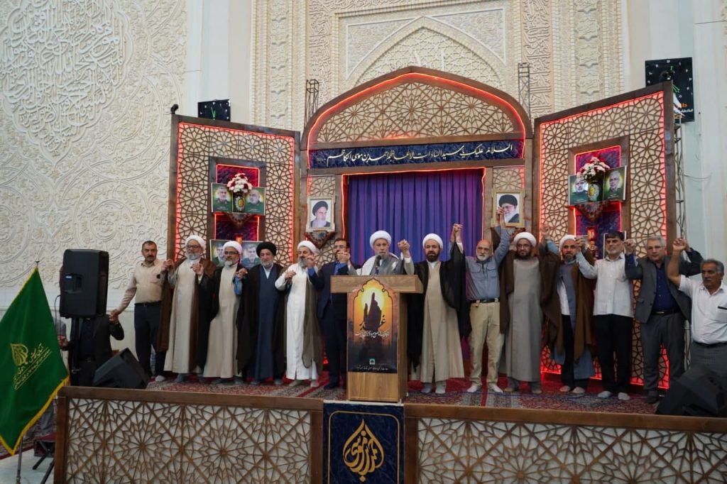 photo 2025 06 14 13 40 28 2 1024x682 - تصاویر| مراسم ظهر عید سعید غدیر خم در حرم مطهر حضرت شاهچراغ علیه‌السلام