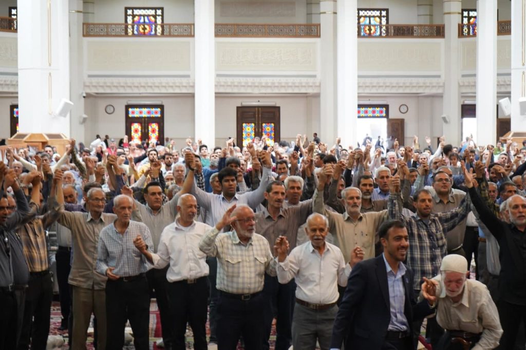 photo 2025 06 14 13 40 30 2 1024x682 - تصاویر| مراسم ظهر عید سعید غدیر خم در حرم مطهر حضرت شاهچراغ علیه‌السلام
