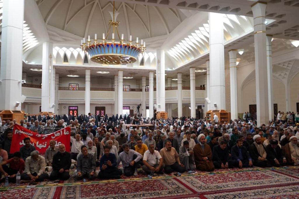 photo 2025 06 14 13 40 35 2 1024x682 - تصاویر| مراسم ظهر عید سعید غدیر خم در حرم مطهر حضرت شاهچراغ علیه‌السلام