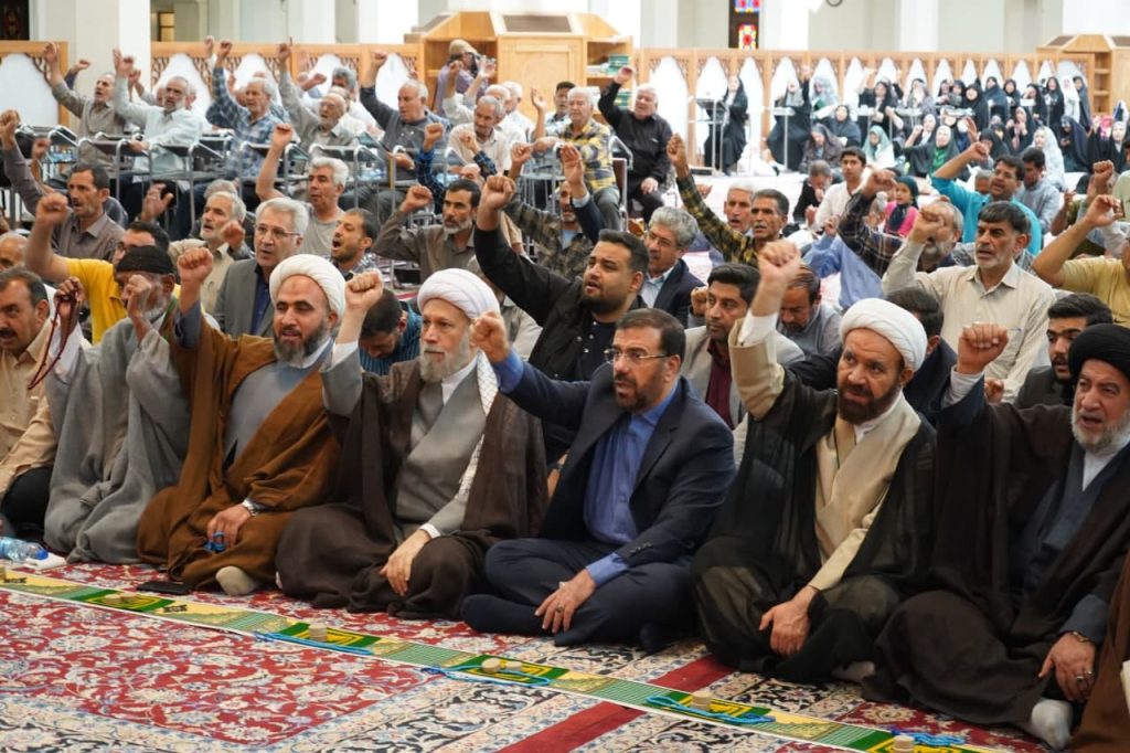 photo 2025 06 14 13 40 37 2 1024x682 - تصاویر| مراسم ظهر عید سعید غدیر خم در حرم مطهر حضرت شاهچراغ علیه‌السلام