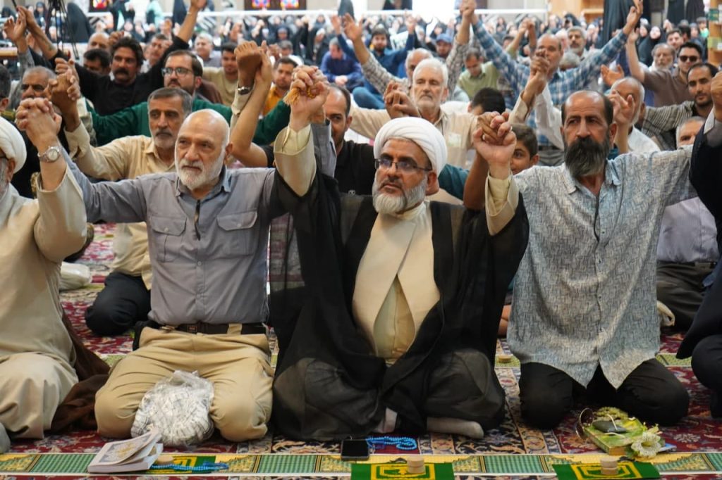 photo 2025 06 14 13 40 38 2 1024x682 - تصاویر| مراسم ظهر عید سعید غدیر خم در حرم مطهر حضرت شاهچراغ علیه‌السلام
