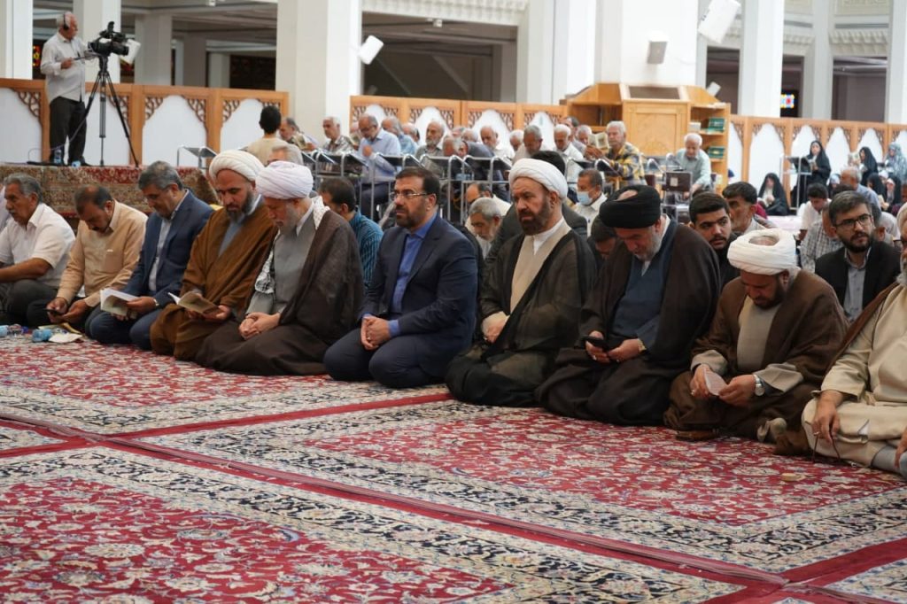 photo 2025 06 14 13 40 44 2 1024x682 - تصاویر| مراسم ظهر عید سعید غدیر خم در حرم مطهر حضرت شاهچراغ علیه‌السلام
