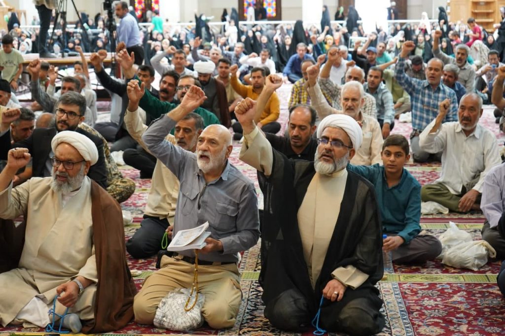photo 2025 06 14 13 40 48 1024x682 - تصاویر| مراسم ظهر عید سعید غدیر خم در حرم مطهر حضرت شاهچراغ علیه‌السلام