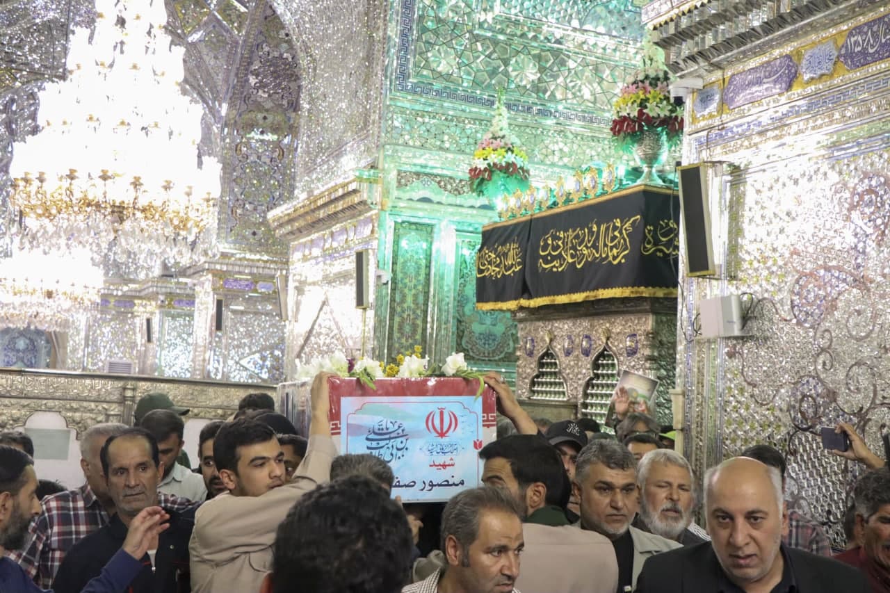 photo 2025 06 26 10 33 12 - تشییع 2 شهید اخیر تجاوزات رژیم منحوس صهیونیستی در حرم مطهر حضرت شاهچراغ علیه السلام