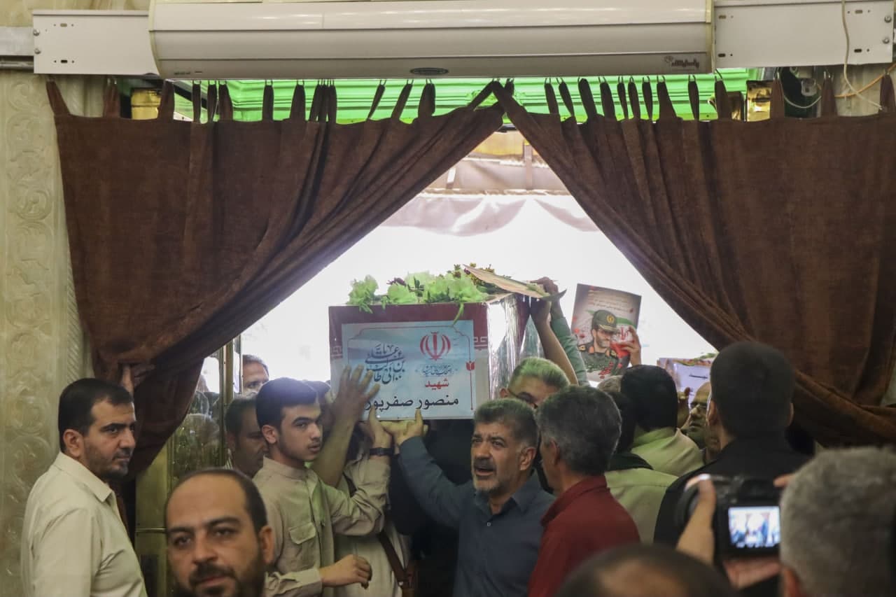 photo 2025 06 26 10 33 13 - تشییع 2 شهید اخیر تجاوزات رژیم منحوس صهیونیستی در حرم مطهر حضرت شاهچراغ علیه السلام