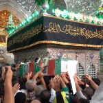تشییع 2 شهید اخیر تجاوزات رژیم منحوس صهیونیستی در حرم مطهر حضرت شاهچراغ علیه السلام