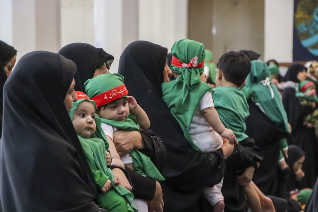 photo 2025 06 27 11 44 15 - تصاویر | مراسم سوگواره شیرخوارگان حسینی در حرم مطهر حضرت شاهچراغ علیه‌السلام