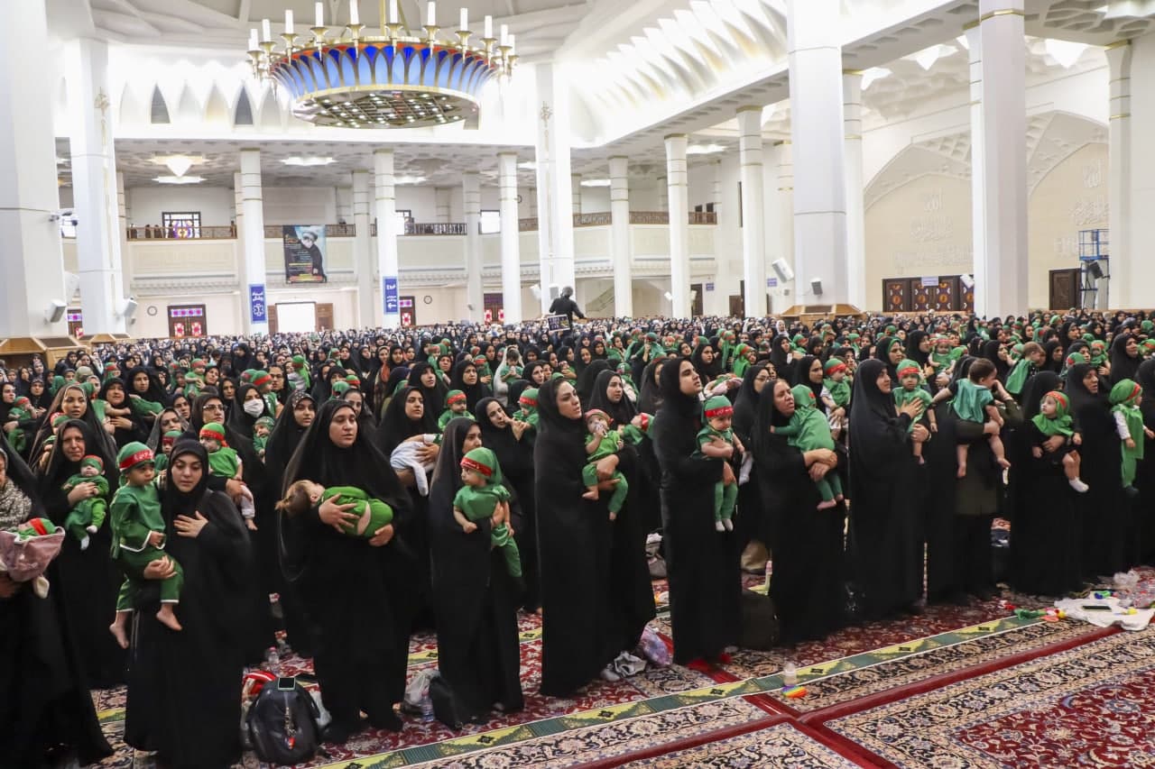 photo 2025 06 27 11 44 42 - تصاویر | مراسم سوگواره شیرخوارگان حسینی در حرم مطهر حضرت شاهچراغ علیه‌السلام