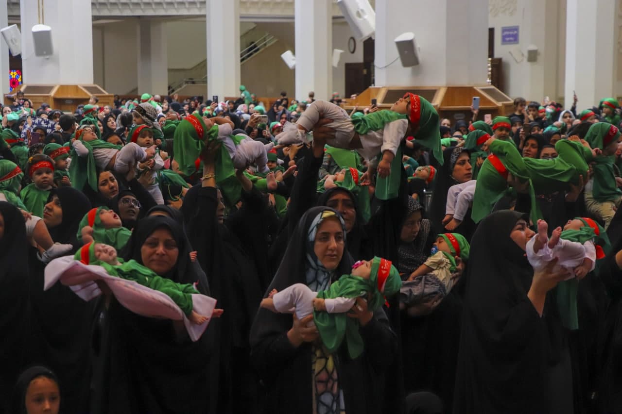 photo 2025 06 27 11 45 17 - تصاویر | مراسم سوگواره شیرخوارگان حسینی در حرم مطهر حضرت شاهچراغ علیه‌السلام