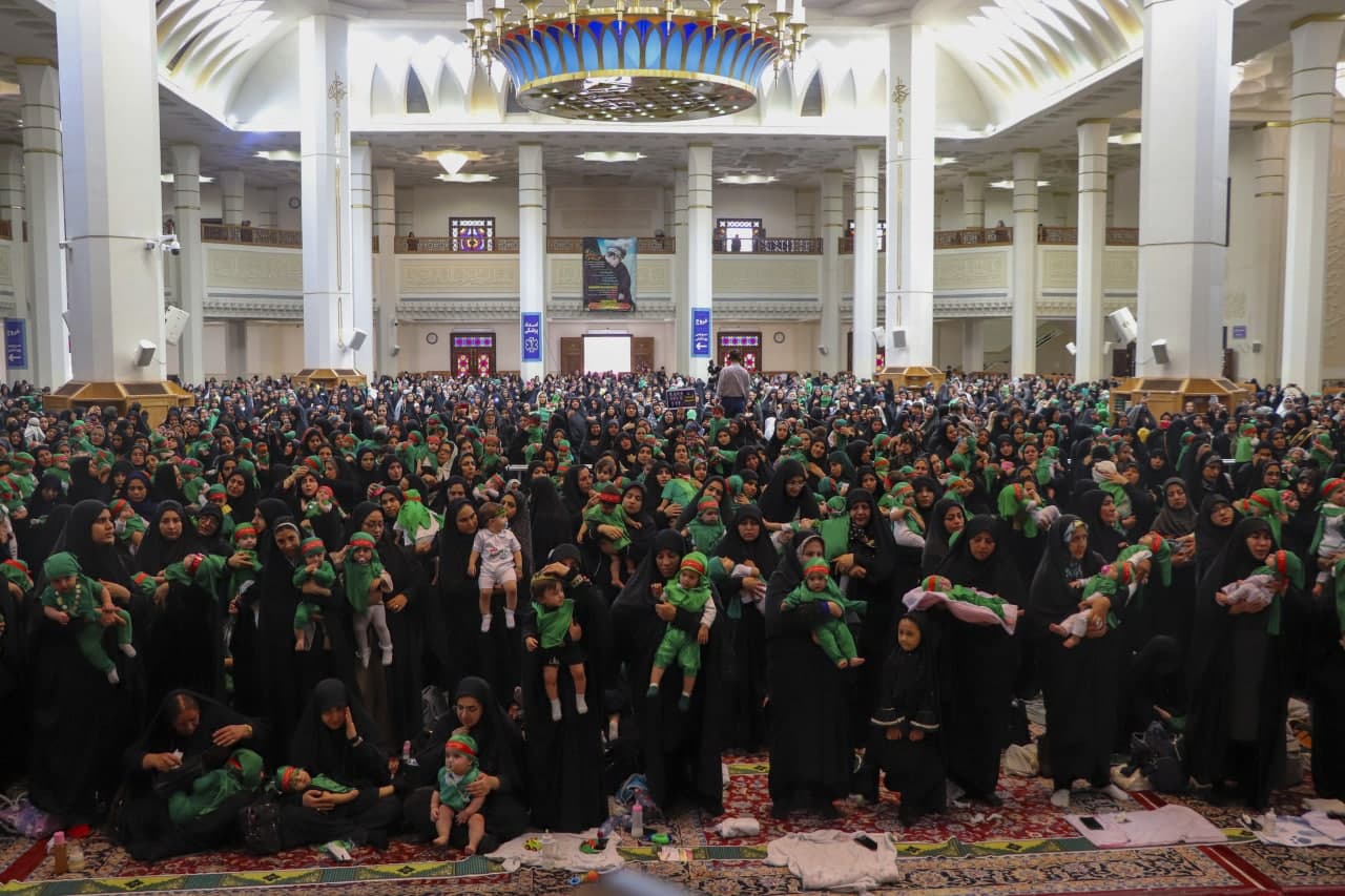 photo 2025 06 27 11 45 24 - تصاویر | مراسم سوگواره شیرخوارگان حسینی در حرم مطهر حضرت شاهچراغ علیه‌السلام