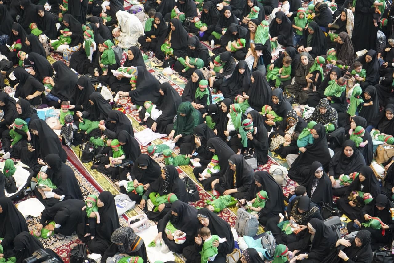 photo 2025 06 27 11 46 06 - تصاویر | مراسم سوگواره شیرخوارگان حسینی در حرم مطهر حضرت شاهچراغ علیه‌السلام