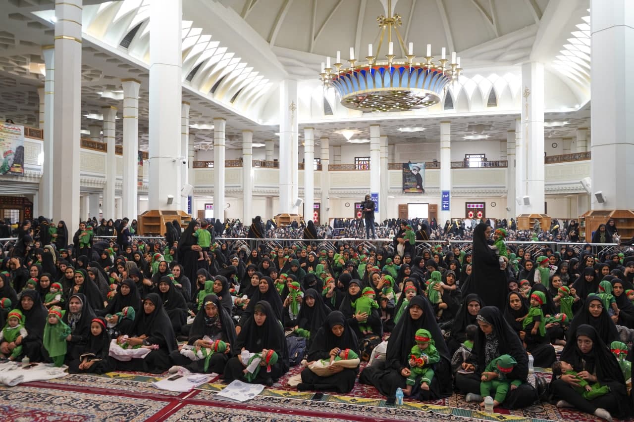 photo 2025 06 27 11 46 07 - تصاویر | مراسم سوگواره شیرخوارگان حسینی در حرم مطهر حضرت شاهچراغ علیه‌السلام
