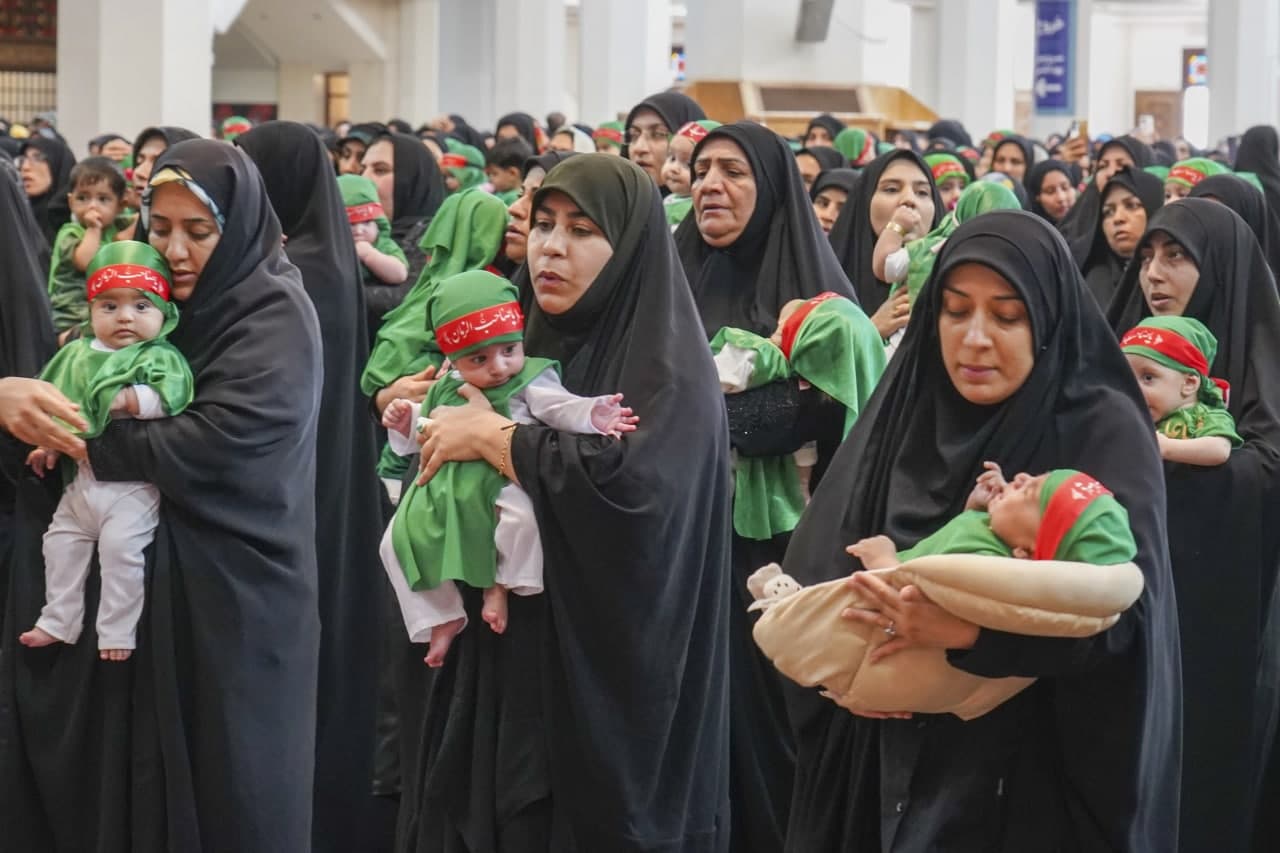 photo 2025 06 27 11 46 23 - تصاویر | مراسم سوگواره شیرخوارگان حسینی در حرم مطهر حضرت شاهچراغ علیه‌السلام