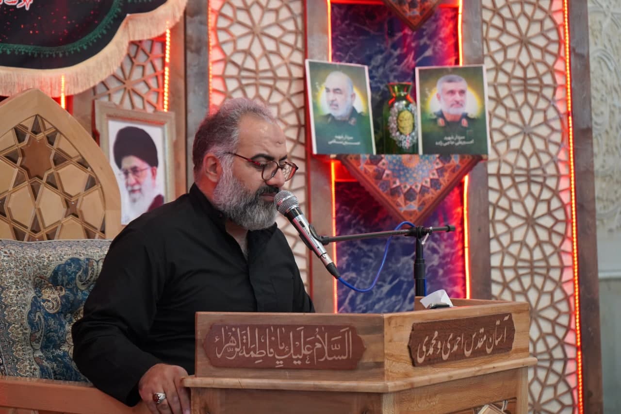 photo 2025 07 05 13 43 44 - تصاویر | عزاداری صبح و ظهر تاسوعای حسینی در حرم مطهر حضرت شاهچراغ علیه السلام