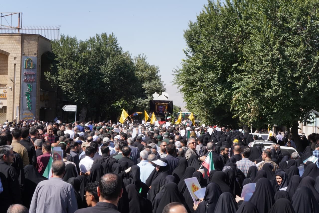 photo 2025 07 20 10 26 17 2 - وداع باشکوه با پیکر شهید والامقام سرلشکر پاسدار غلامحسین غیب‌پرور در جوار حضرت شاهچراغ علیه‌السلام