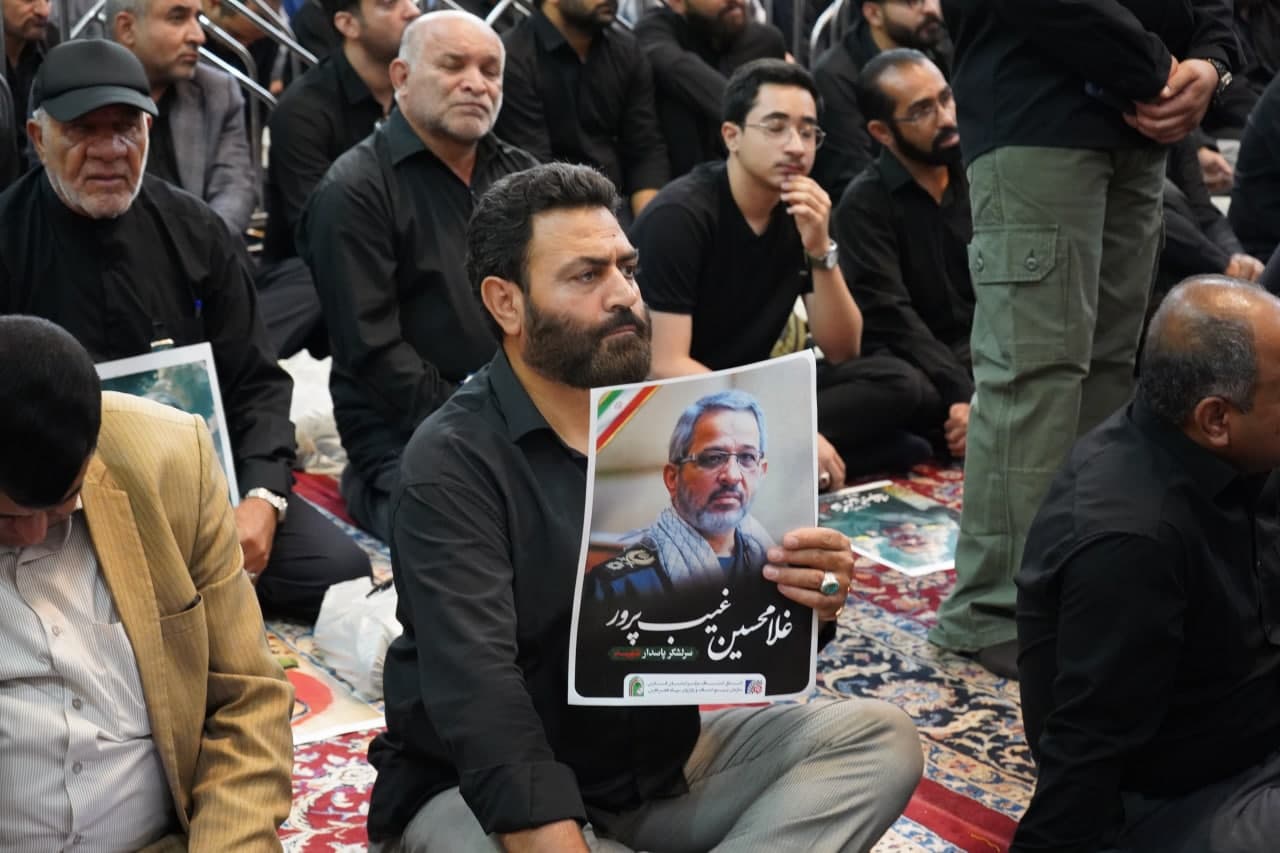 photo 2025 07 20 10 26 19 - وداع باشکوه با پیکر شهید والامقام سرلشکر پاسدار غلامحسین غیب‌پرور در جوار حضرت شاهچراغ علیه‌السلام