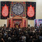 مراسم عزاداری شام اربعین حسینی در حرم مطهر حضرت شاهچراغ علیه السلام