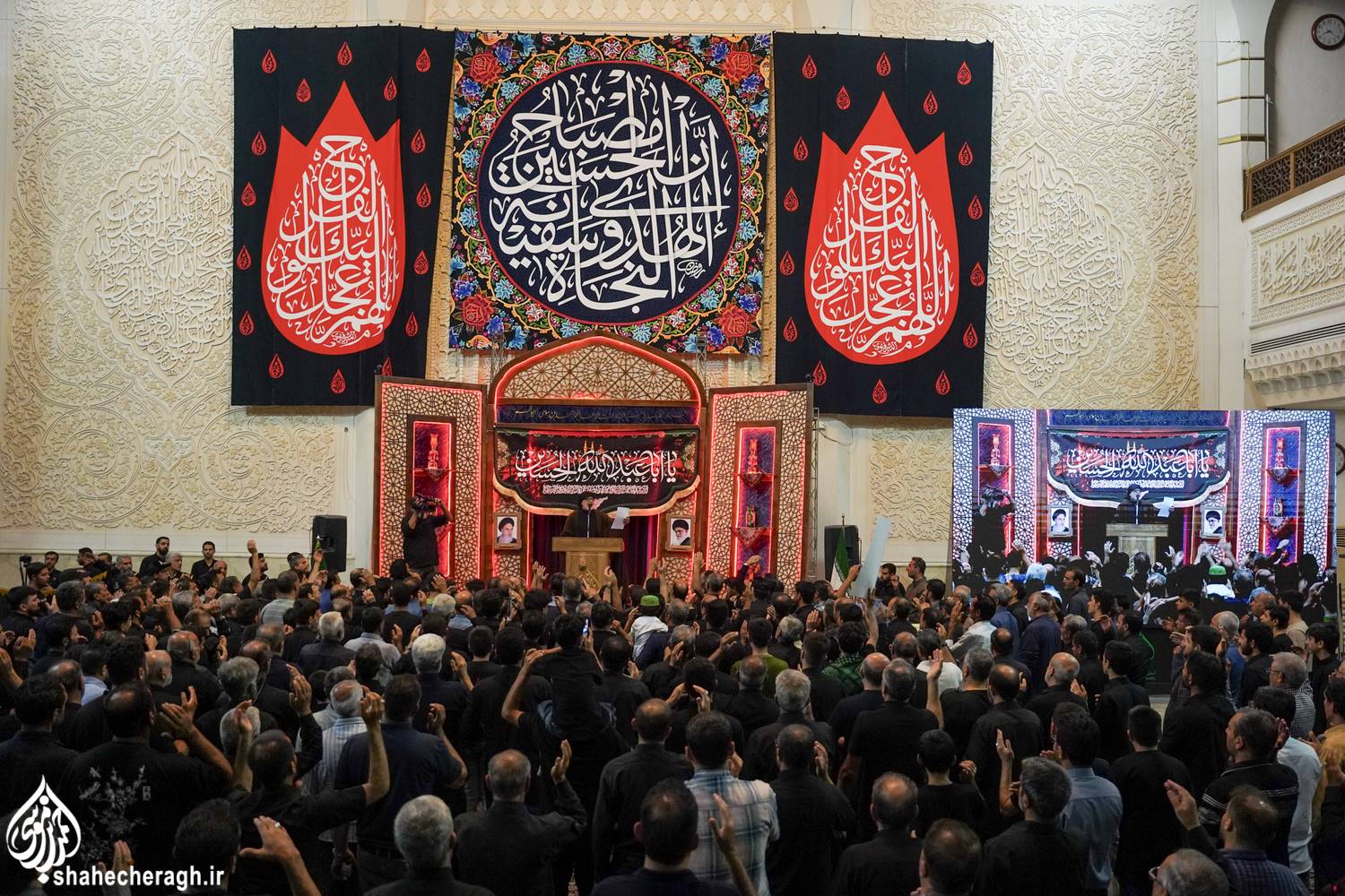 pic230051Arbaein 13 - مراسم عزاداری شام اربعین حسینی در حرم مطهر حضرت شاهچراغ علیه السلام