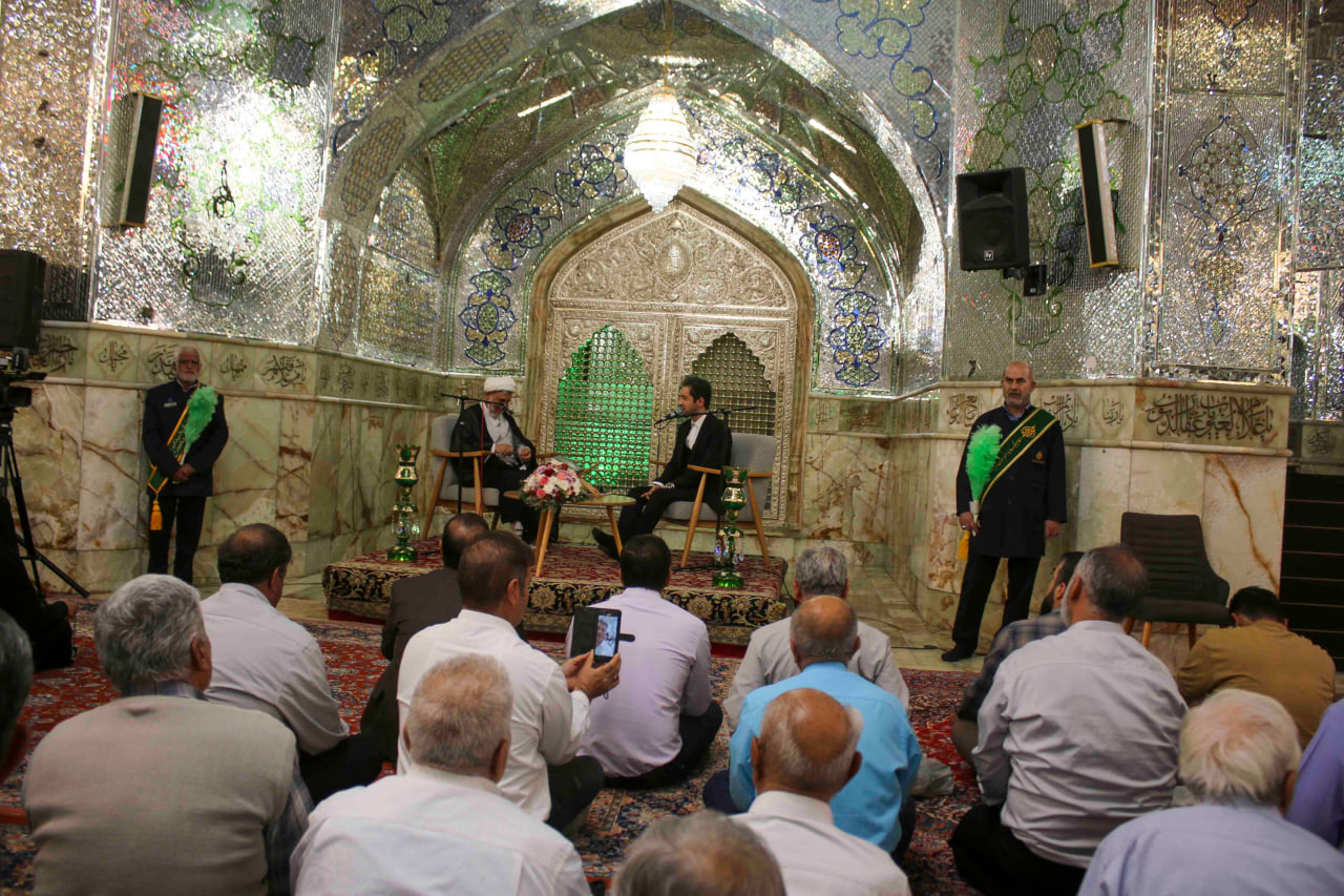 photo 2025 10 15 14 51 36 4 - ویژه‌برنامه «سمت خدا» در حرم مطهر حضرت شاهچراغ(ع) به‌مناسبت چهارمین رویداد ملی ایران جان، فارس ایران