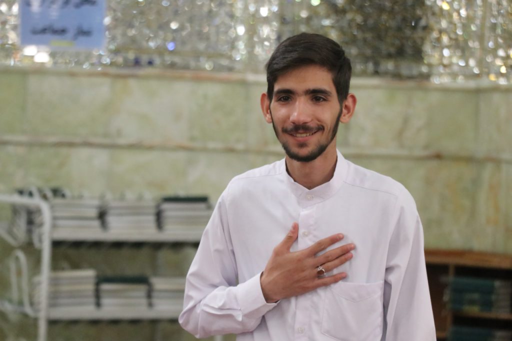 photo 2025 10 21 13 50 51 2 1024x682 - طرح «در مکتب امین ولایت» | طلاب مدرسه علمیه منصوریه در حرم مطهر حضرت شاهچراغ علیه‌السلام