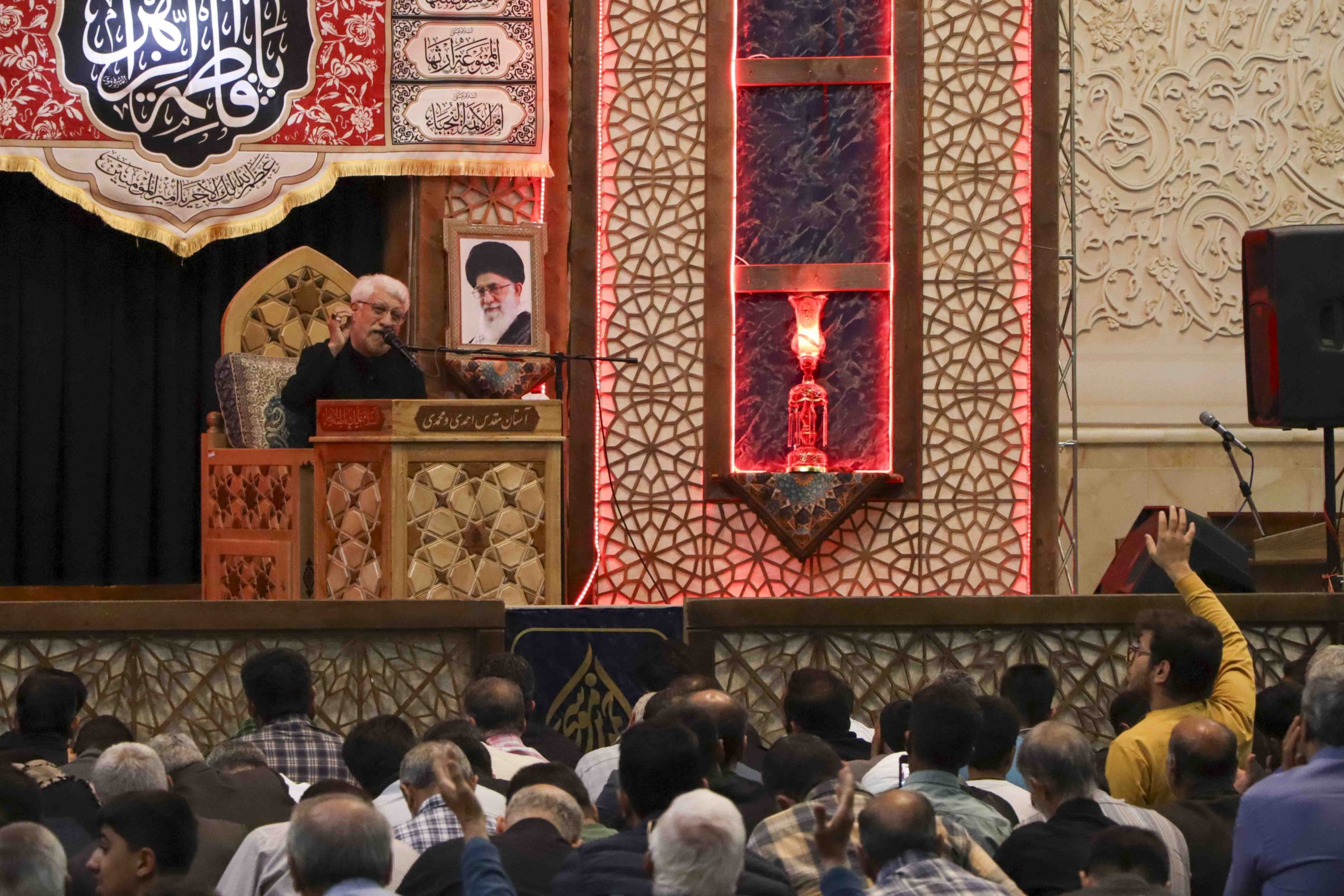 فاطمیه  5 scaled - دومین شب از مراسم سوگواری شهادت حضرت زهرا سلام الله علیها در حرم مطهر حضرت شاهچراغ علیه السلام